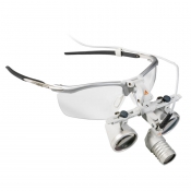 Set LED LoupeLight con occhialini binoculari HR 2,5 x/340 mm e mPack LL, in valigetta