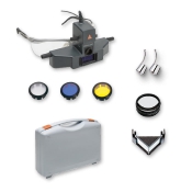 Set oftalmoscopio HEINE SIGMA 250 montato su S-FRAME completo di accessori, in valigetta